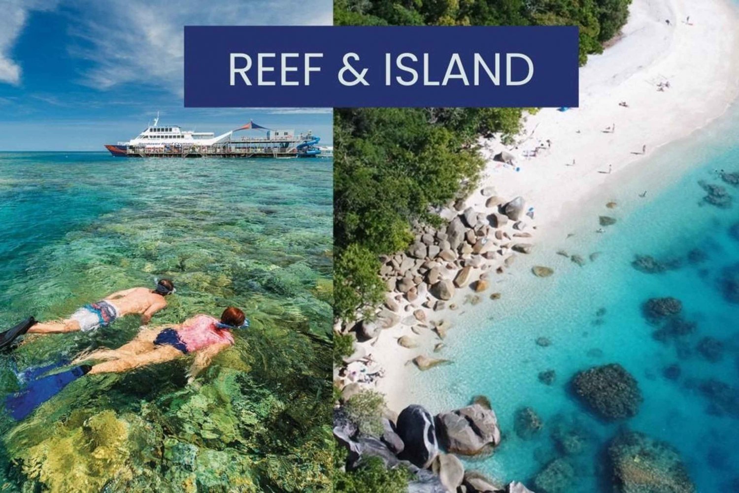 Cairns: Great Barrier Reef and Fitzroy Island Boat Tour