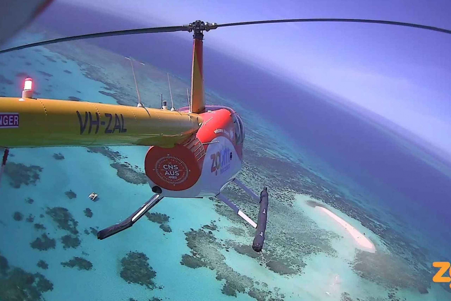 Lo spettacolare volo panoramico della barriera corallina della durata di 60 minuti