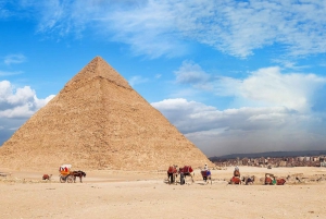 Halvdagsexpedition till pyramiderna och sfinxen i Giza