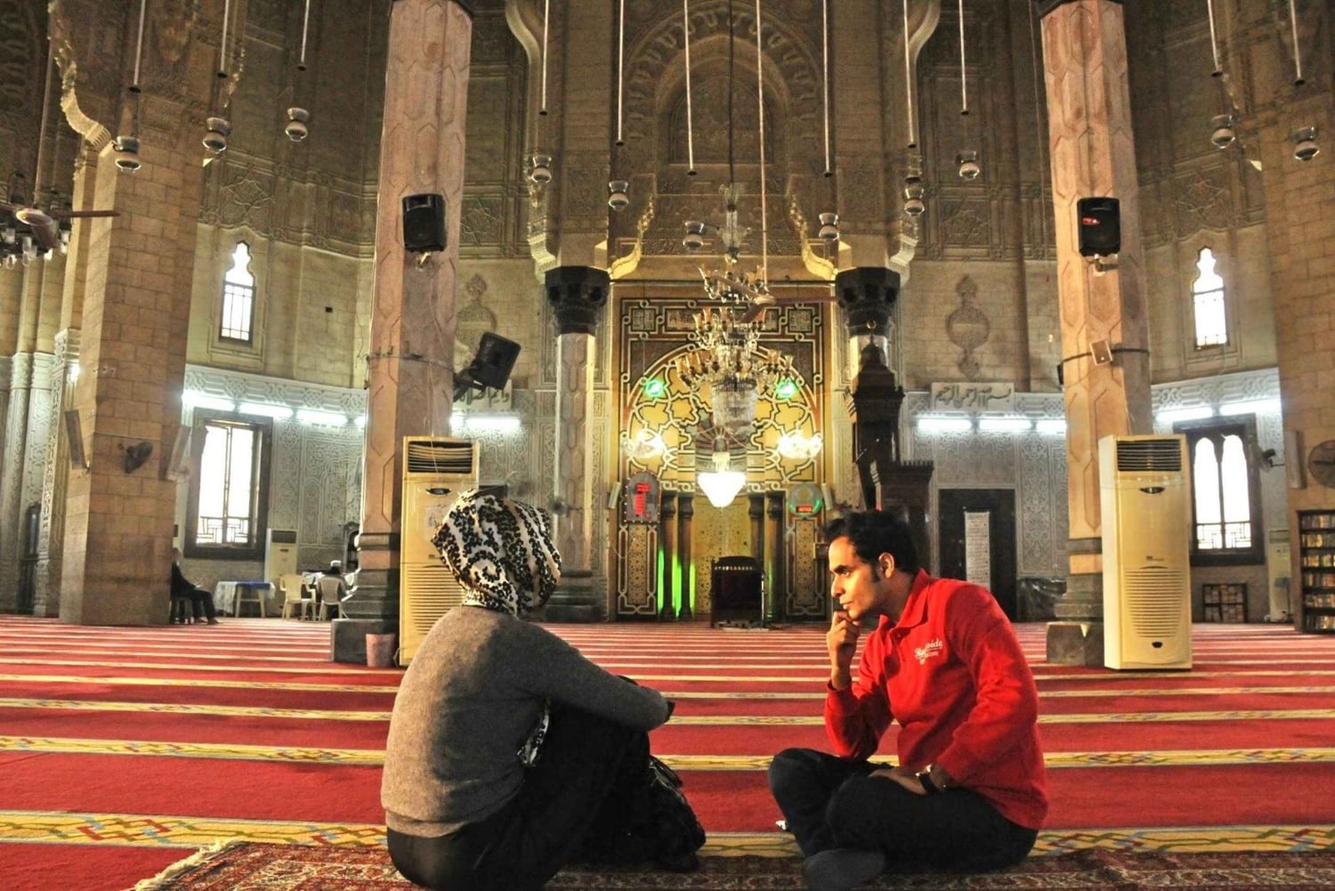 Alexandria Kvinna Guidad med katakomberna och Alexandrias bibliotek