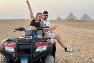Alexandria Port: Giza Pyramids, Museum & Desert Quad Tour