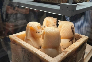 Alexandria Port: Giza Pyramids, Museum & Desert Quad Tour