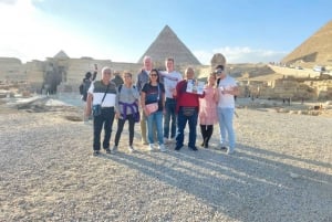 Pirâmides de viagem com tudo incluído, esfinge, passeio de camelo e museu
