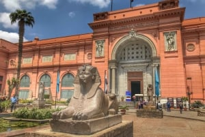 Wycieczka all-inclusive Piramidy, Sfinks, jazda na wielbłądach i muzeum