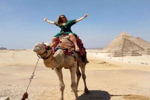 Pyramider, sfinks, kamelridning og museum med alt inklusive