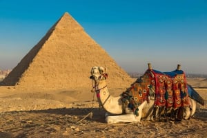 Ancient Wonders: Pyramids of Giza& Lunch in Felucca in Nile