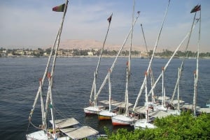Kairo: 1 tai 2 tunnin feluccakyyti Niilillä ja kuljetukset
