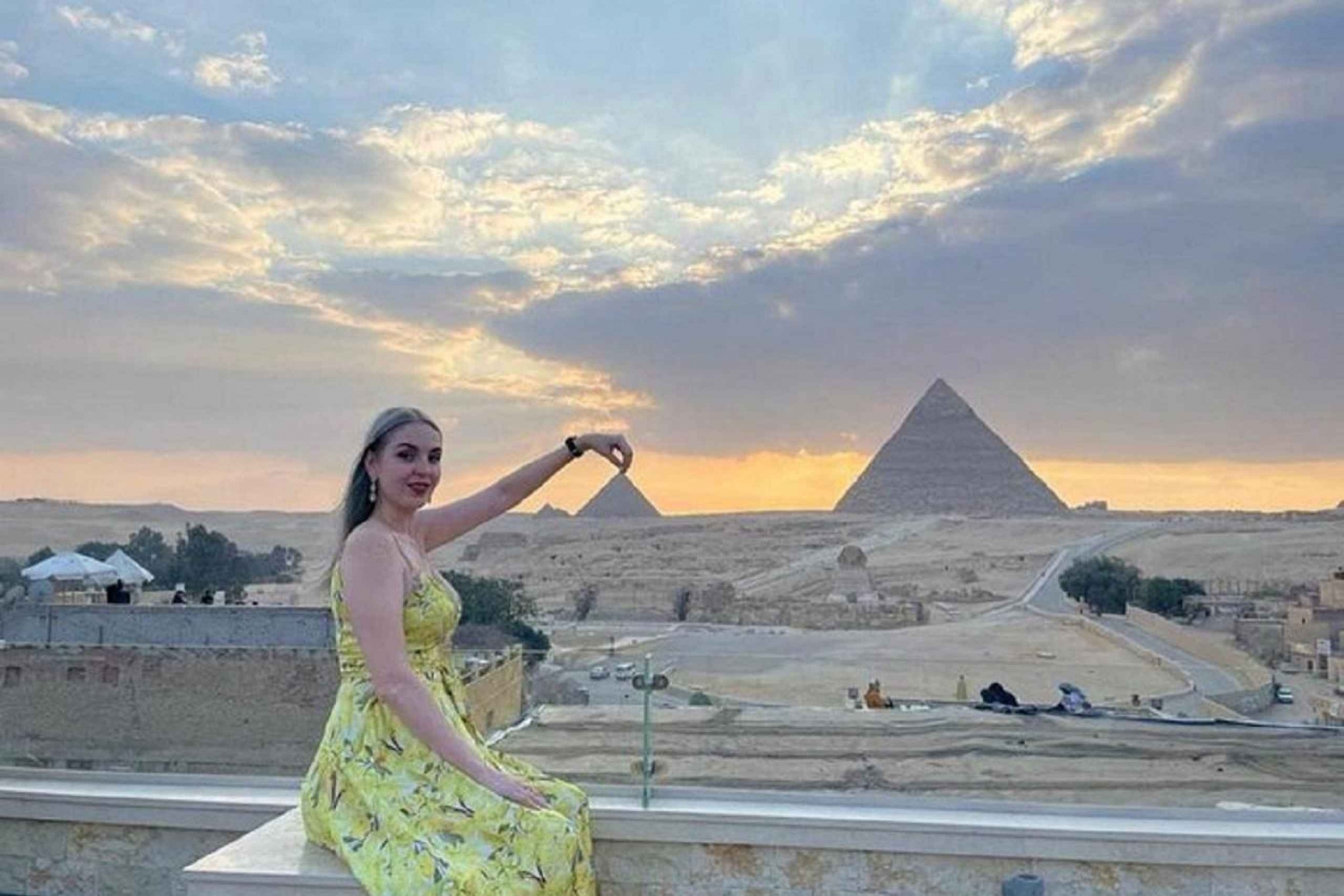 Cairo: excursão de um dia às Pirâmides de Gizé, Esfinge, Sakkara e Dahshur
