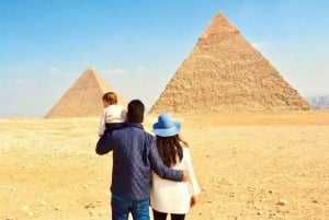 Le Caire : Visite privée des pyramides de Gizeh, du Sphinx, de Sakkara et de Dahchour