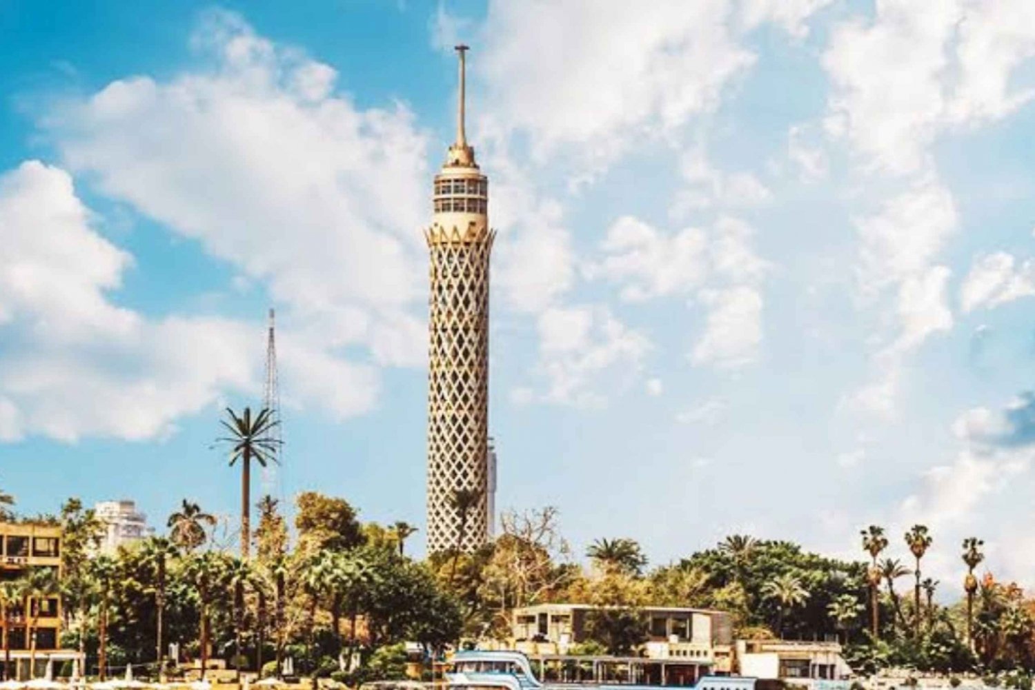Cairo: Private Manial Palace and Cairo Tower Guided Day Trip