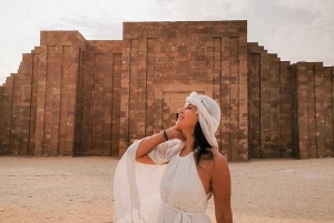 Il Cairo: Escursione di un giorno a Djoser, alla Piramide Piegata e a Memphis