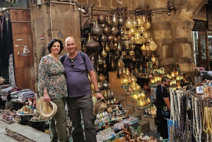 Kairo: El-Moez Street, Kairo Tower och El-Fishawy Café