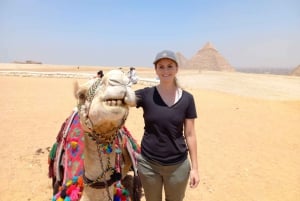 Cairo Giza Private Tour Pyramid Museum Bazaar Camel Optional