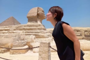 Kairon Giza Yksityinen kiertoajelu Pyramidimuseo Basaari Kameli Valinnainen