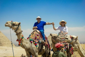 Il Cairo: Tour guidato del complesso delle piramidi di Giza e del Museo nazionale