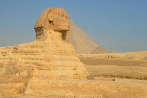 Il Cairo: Tour guidato del complesso delle piramidi di Giza e del Museo nazionale