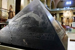 Caïro: Kamelenrit op de piramides van Gizeh en rondleiding door het Egyptisch Museum