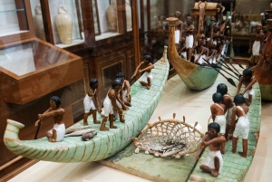 Caïro: Kamelenrit op de piramides van Gizeh en rondleiding door het Egyptisch Museum