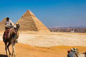 Cairo: Kameltur til Giza-pyramiderne og tur til det egyptiske museum