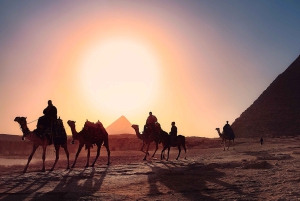 Cairo: Kameltur til Giza-pyramiderne og tur til det egyptiske museum