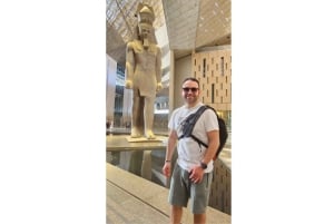 Le Caire : Visite des Pyramides de Gizeh et du Grand Musée Egyptien avec déjeuner