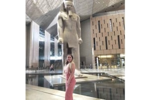Le Caire : Visite des Pyramides de Gizeh et du Grand Musée Egyptien avec déjeuner