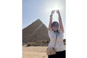 Le Caire : Visite des Pyramides de Gizeh et du Grand Musée Egyptien avec déjeuner