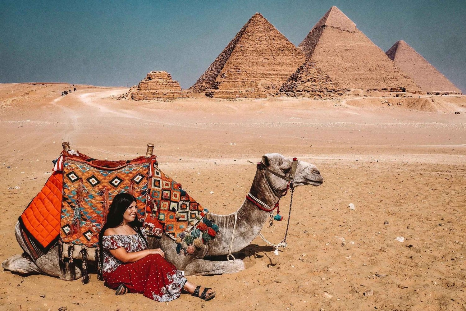 Le Caire : Excursion d'une journée aux pyramides de Gizeh, à Memphis et à Sakkara
