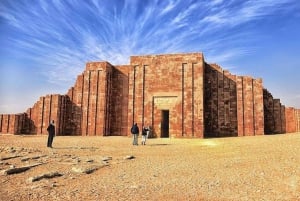 Le Caire : Pyramides de Gizeh, Memphis et Sakkara Visite privée d'une journée