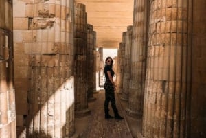 Cairo: Giza Pyramids, Memphis and Sakkara Private Day Tour