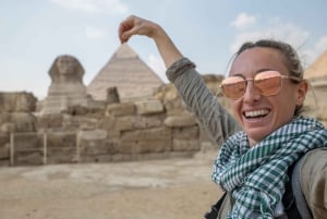 Cairo: Giza Pyramids, Museum & Bazaar Tour with Lunch