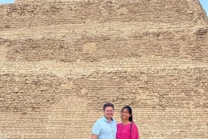 Cairo: Giza Pyramids, Saqqara & Memphis Tour with Lunch