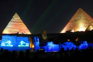 Cairo: Giza Pyramids Sound and Light Show with Transfers