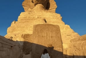 Giza-pyramidene, Sfinksen og den store pyramiden med lunsj