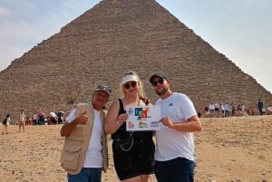 Kairo: Pyramiderna i Giza, sfinxen och nationalmuseet med lunch