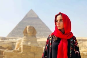Le Caire : Visite guidée des pyramides de Gizeh, du Sphinx et des temples de la vallée