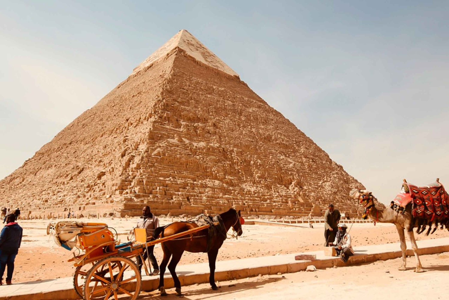 Kairo: Tour zu den Pyramiden von Gizeh und Fahrt mit der Pferdekutsche