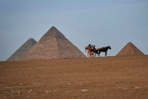 Kairo: Tour zu den Pyramiden von Gizeh und Fahrt mit der Pferdekutsche