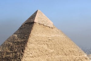 Il Cairo: Grandi Piramidi di Giza dal porto di Alessandria d'Egitto