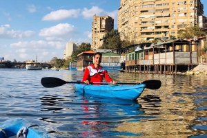 カイロ：ナイル川でのガイド付きカヤックツアー