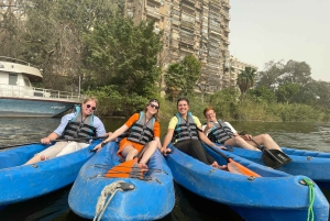 カイロ：ナイル川でのガイド付きカヤックツアー