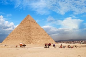 Cairo: Half-Day Great Pyramids, Sphinx, & Solar Boat Tour