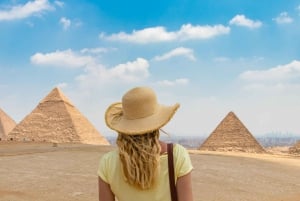 Fra Kairo: Halvdagstur til pyramidene i Giza og sfinxen
