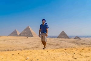 Kairo: Privat tur til pyramidene og den store sfinksen med kamelritt