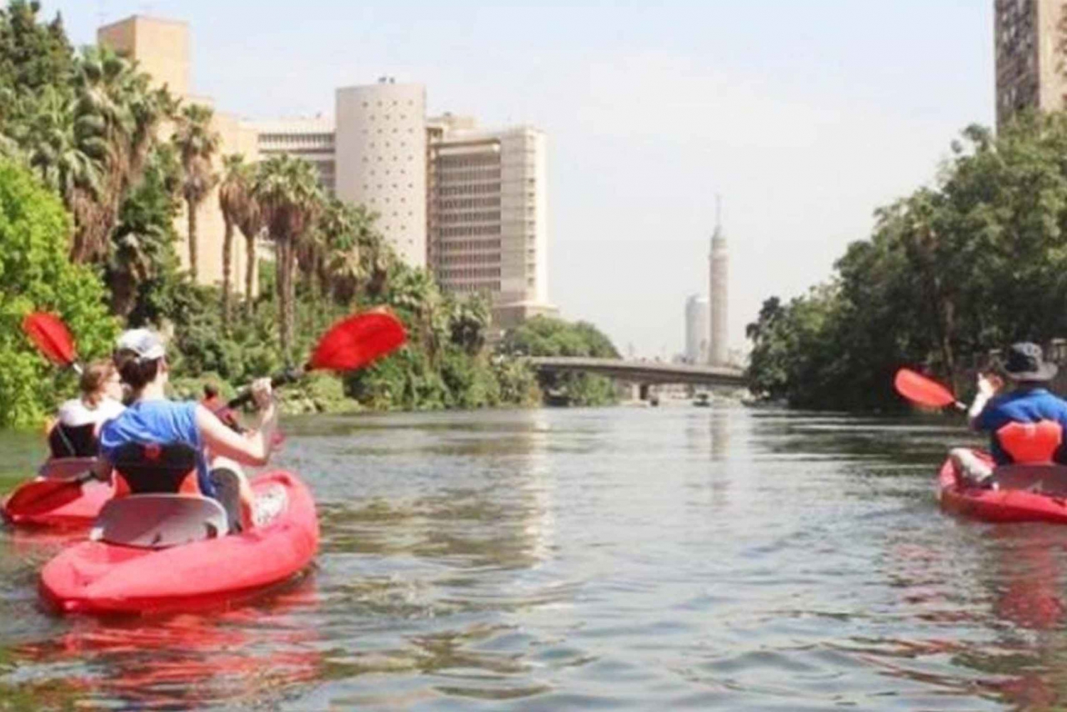 Kajakktur i Kairo på Nilen