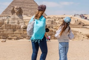 Cairo: Excursão de escala com pirâmides, museu e cruzeiro com jantar