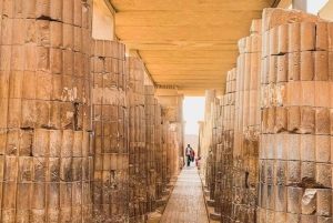 Le Caire : Visite privée des nouveaux tombeaux de Sakkara avec déjeuner dans une ferme locale