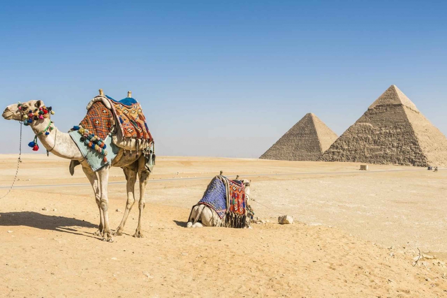 Cairo: Giza Pyramids, Memphis, Saqqara Private Tour & Lunch