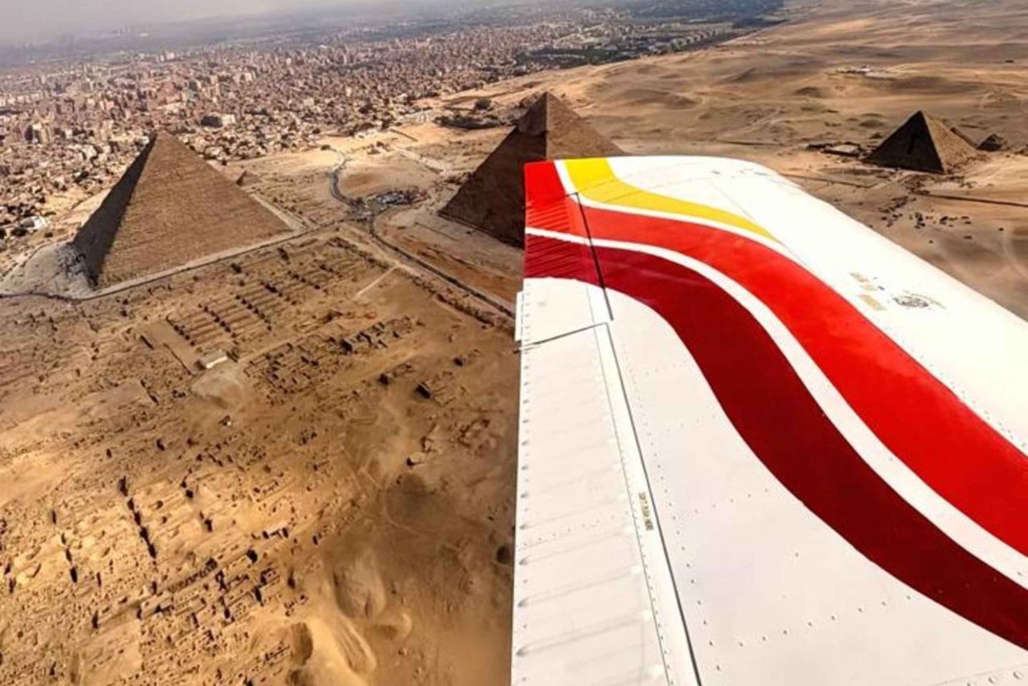 Kairo: Private Sightseeingtour mit dem Ultraleichtflugzeug über die Stadt