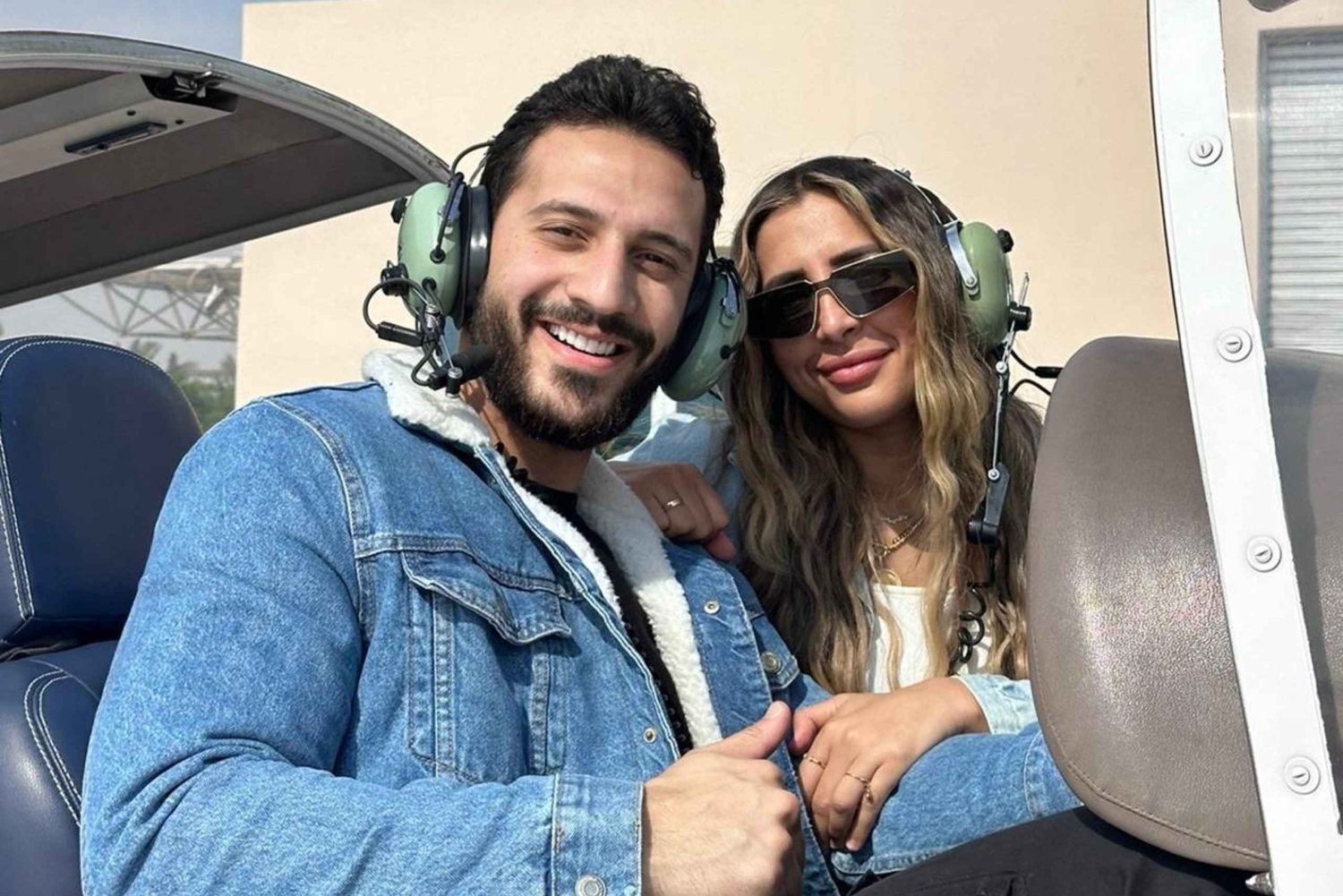 Kairo: Private Sightseeingtour mit dem Ultraleichtflugzeug über die Stadt